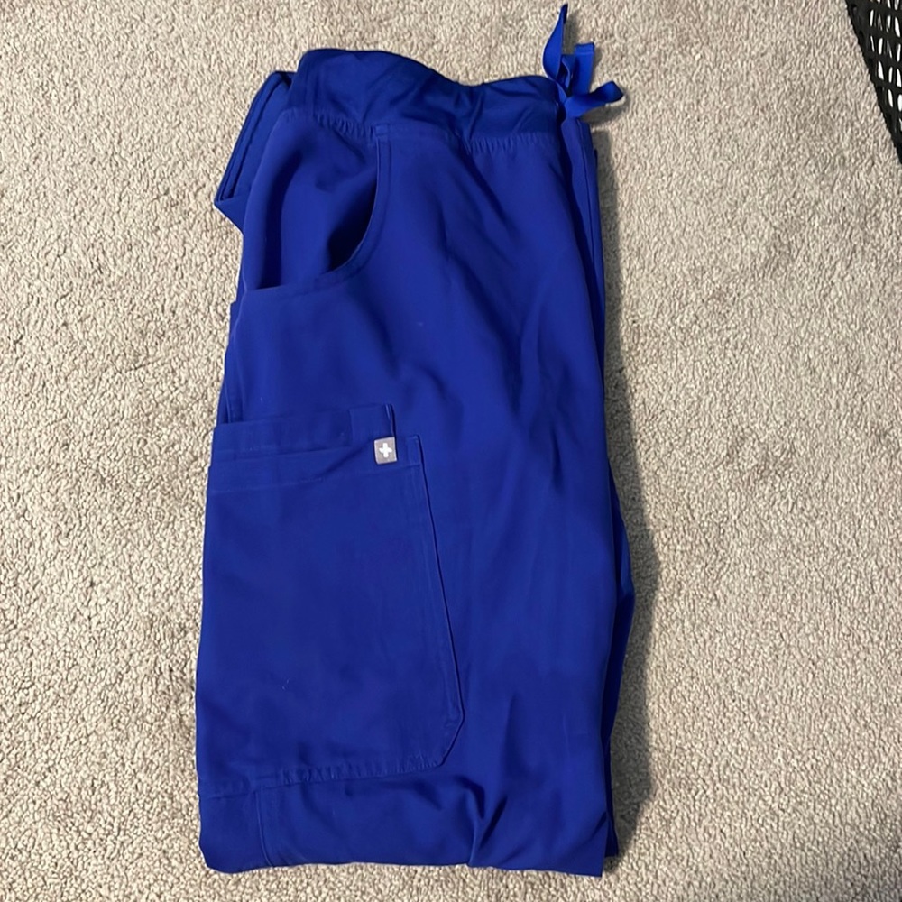 FIGS Cargo Scrub Pant (Royal Blue)